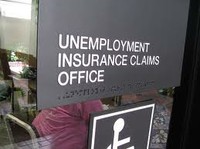 Unemployment office sign